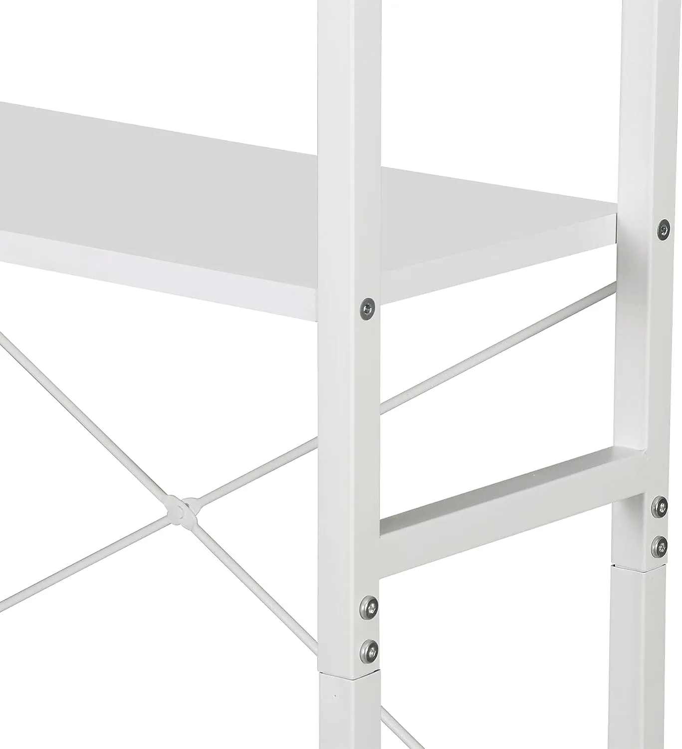 ZENY™ 3 Tiers Over The Toilet Bathroom Storage Shelf, Freestanding Wooden Bathroom Organizer Rack with Shelves